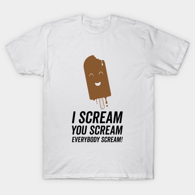 Ice cream Humor T-Shirt by KazSells